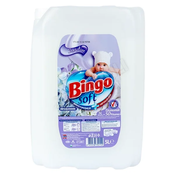 Bingo Soft Sensitive Yumuşatıcı 50 Yıkama 5 Lt - Görsel 3