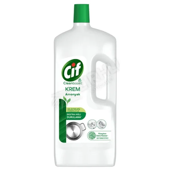 Cif Cleanboost Krem Amonyak Yüzey Temizleyici1.5 Lt - Görsel 8