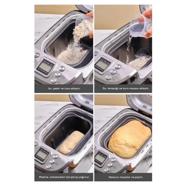 Karaca Bakexl Siyah Ekmek Ve Yoğurt Yapma Makinesi - Görsel 5