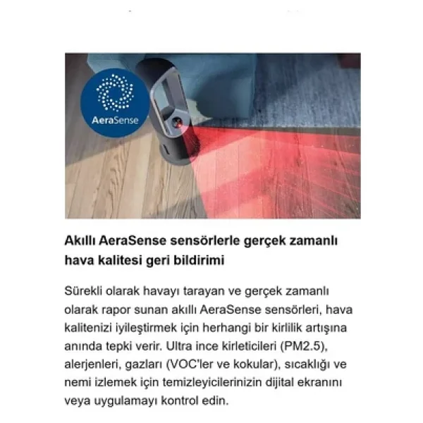 Philips 70 M2 Performanslı Akıllı Sensörlü Hava Temizleyici Ve Isıtıcı Havayı Temizlerken Ideal Oda Sıcaklığını Koruyan Otomatik Modlu Ve Sessiz Çalışan Ürün - Görsel 8