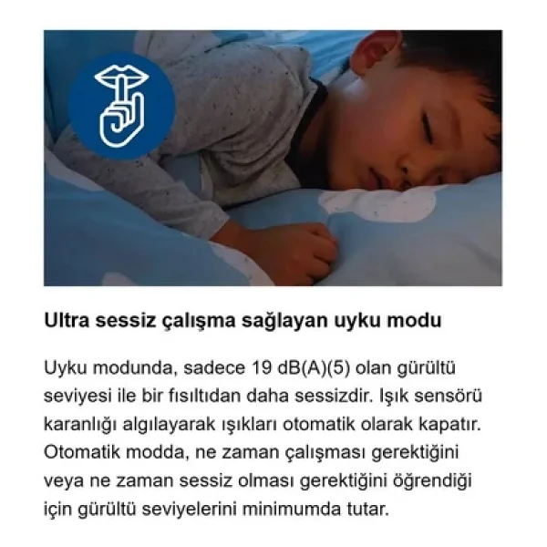 Philips 70 M2 Performanslı Akıllı Sensörlü Hava Temizleyici Ve Isıtıcı Havayı Temizlerken Ideal Oda Sıcaklığını Koruyan Otomatik Modlu Ve Sessiz Çalışan Ürün - Görsel 9