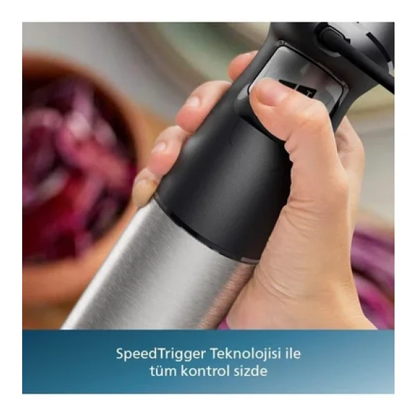 Philips El Blender Seti Mutfak Robotu Smotie- Doğrayıcı, Blender ,Çırpma Ve Karıştırma 1200w - Görsel 3