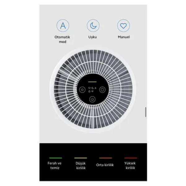 Xiaomi Compact Hava Temizleyici Alerjen Giderme Akıllı Kontrol 3 Ü 1 Arada Yüksek Verimli Filtre - Görsel 3
