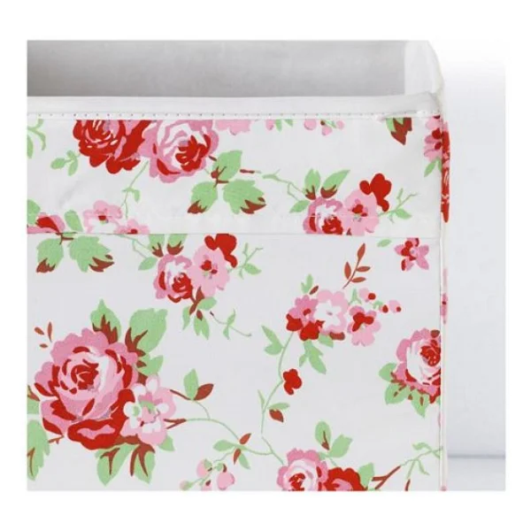 Ikea Düzenleyici Kutu Çiçek Desenli Saklama Kutusu 33x38x33 Cm - Görsel 4