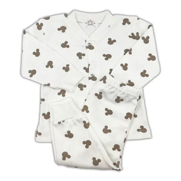 Sema Baby Mickey Mouse Bebek Pijama Takımı - Görsel 5