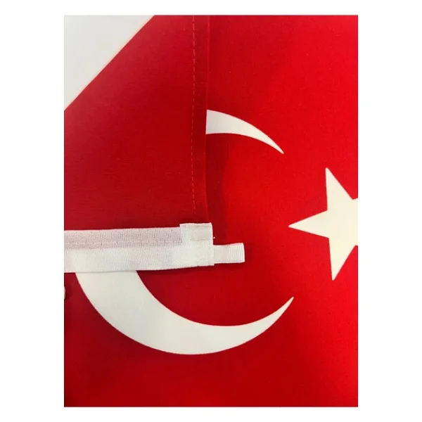 Türk Bayrağı 120x180 Cm Alpaka Kumaş - Görsel 7