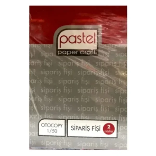 Pastel Otokopili Sipariş Fişi Küçük 1/50 - Görsel 3