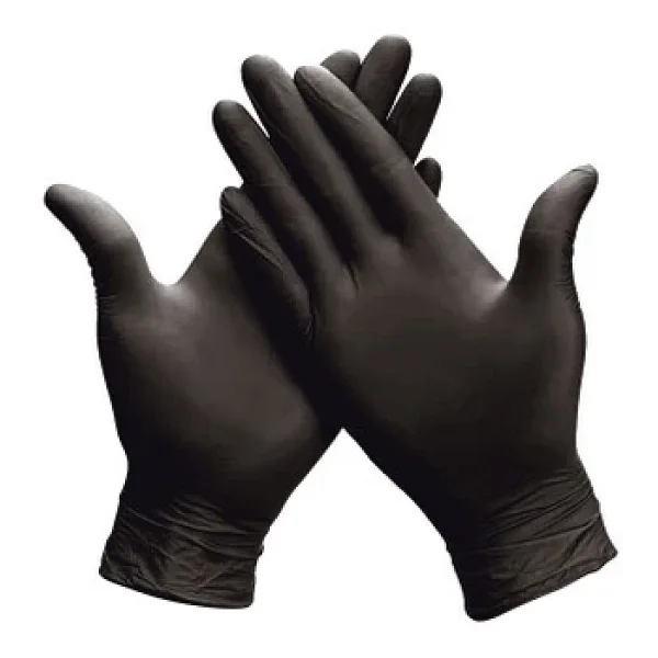 Şeylişeyler - Dolphin Siyah Nitril Eldiven L Beden (Large) Pudrasız Muayene Eldiveni - 5 Paket (500 Adet) - Görsel 4