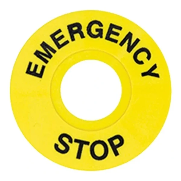 Gwest Fd/60 60mm Acil Stop Etiketi - Görsel 3