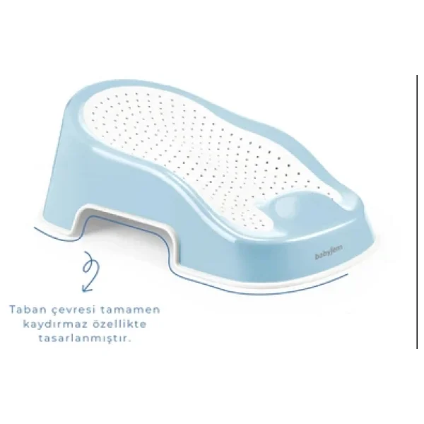 Babyjem Soft Banyo Desteği Bebek Yıkama Yardımcısı Soft Mavi - Görsel 6
