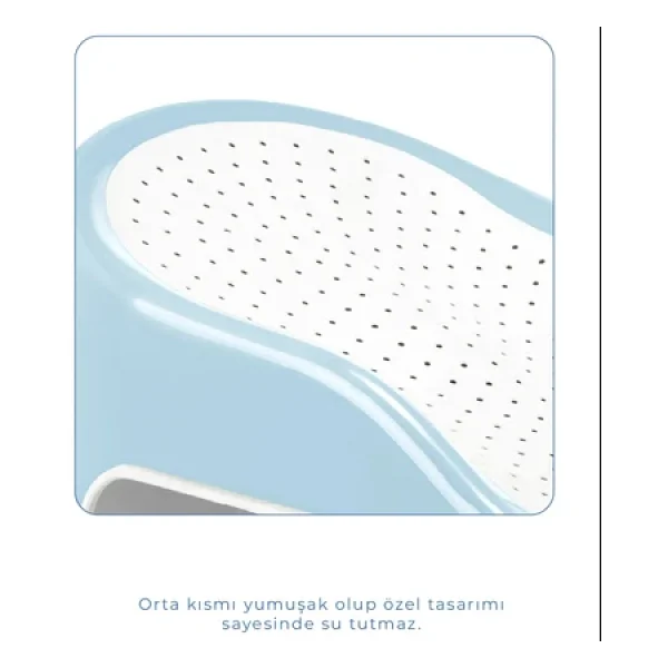 Babyjem Soft Banyo Desteği Bebek Yıkama Yardımcısı Soft Mavi - Görsel 7