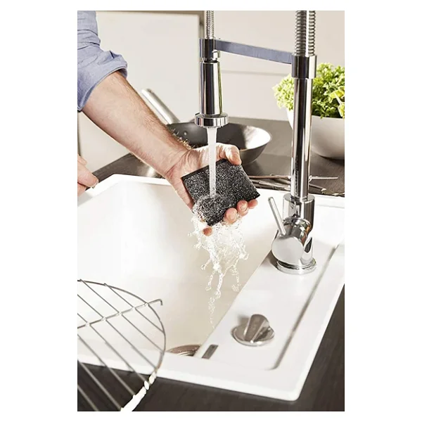 Vileda Glitzi Power Pad Inox Paslanmaz Çelik Bulaşık Teli 2'li X 2 Paket - Görsel 6