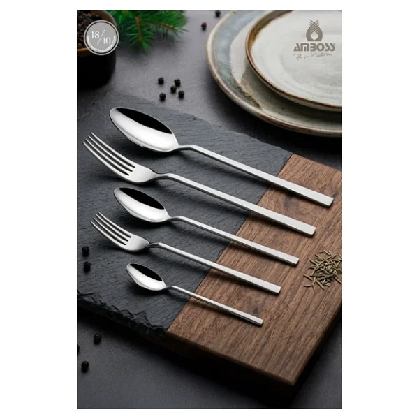 Amboss Vento Elegance 30 Parça 6 Kişilik Çatal Kaşık Takımı - Görsel 4