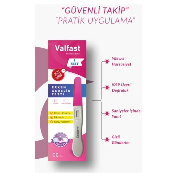 Erken Gebelik Testi Hızlı Hamilelik Testi 2 Adet (Gizli Gönderim) - Görsel 2
