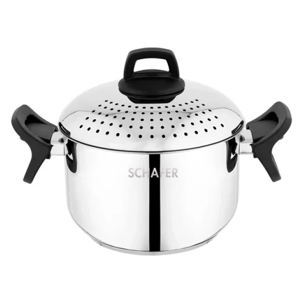 Schafer Gurme Süzgeçli 22 Cm Makarna Tenceresi - Görsel 3