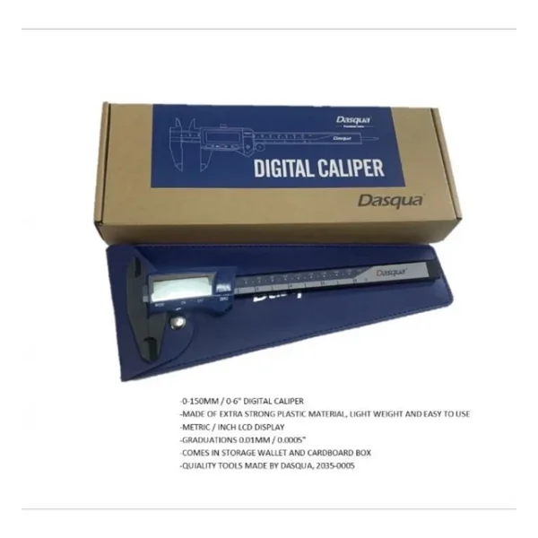 Dasqua 2035-0005 150 Mm Dijital Plastik Kumpas - Görsel 4