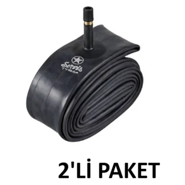 Servis 26x1.95/2.125 İç Lastik A/V Butly Bisiklet İç Lastiği Takım (2 Adet) - Görsel 3