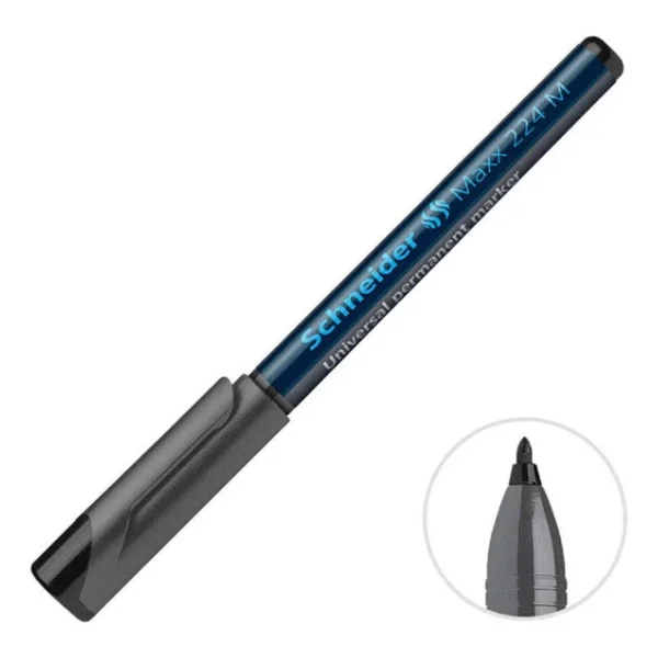 Schneider Asetat Kalemi Permanent M Seri 1.0 Mm Siyah ( 10 Lu Paket) - Görsel 4