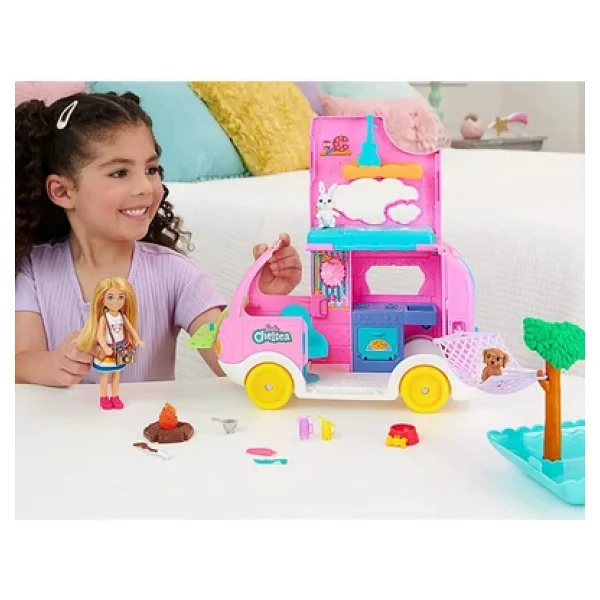 Barbie Chelsea'nin Yeni Karavanı Hnh90 - Görsel 3