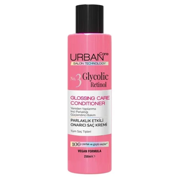 Urban Care No.3 Glycolic Retinol Parlaklık Etkili 250 Ml Saç Kremi - Görsel 5