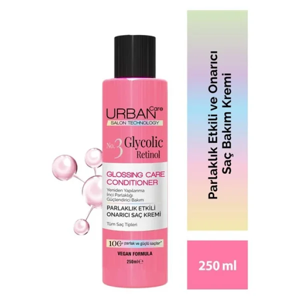 Urban Care No.3 Glycolic Retinol Parlaklık Etkili 250 Ml Saç Kremi - Görsel 3
