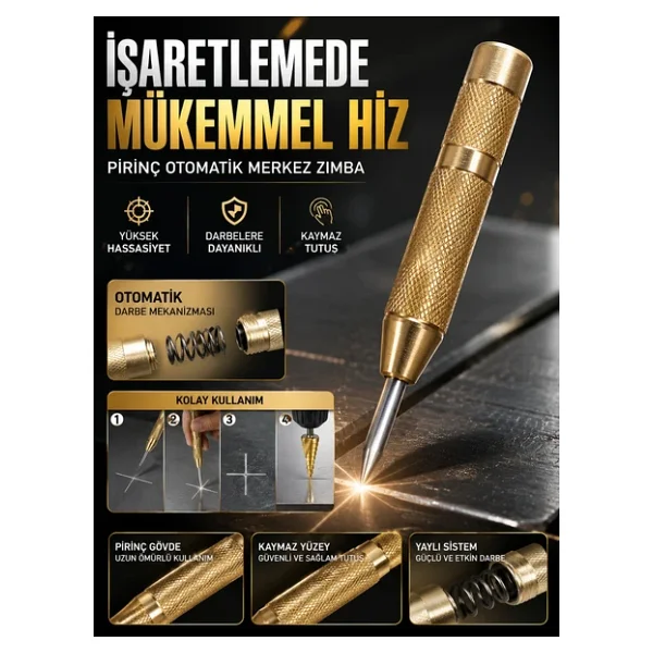 Mucit Home 7 Parça Merkezleme Damgalı Kademeli Matkap Ucu Sac Delme Seti Özel Kutulu - Görsel 5