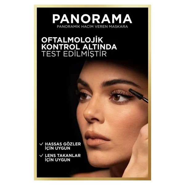 L'oreal Paris Panorama Hacim Veren Kahverengi Maskara - Görsel 10
