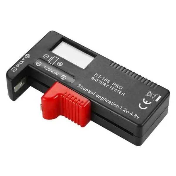 BT-168 Pro Ekranlı Pil Voltaj Kapasite Test Cihazı 1.2v-4.8v Ve 9v - Görsel 6