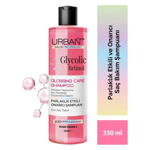 Urban Care No.2 Glycolic Retinol Parlaklık Etkili 350 Ml Şampuan - Görsel 6