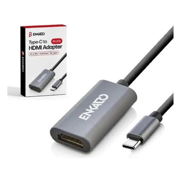 Enkado Ekd-Tp41 Type-C To Hdmı 4K-2k 30hz Adaptör - Görsel 3