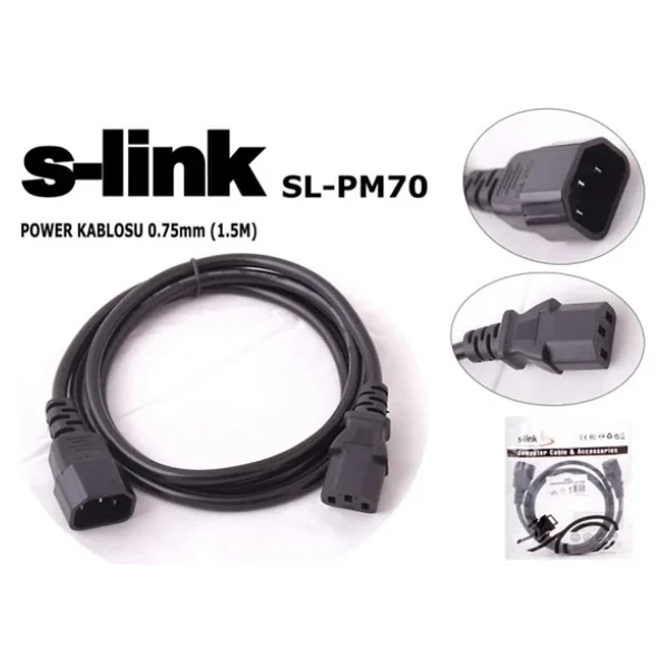 S-Link Sl-Pm70 1.5 M Güç Kablosu - Görsel 6