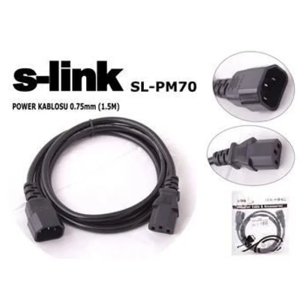 S-Link Sl-Pm70 1.5 M Güç Kablosu - Görsel 7