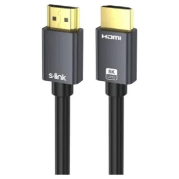 S-Link Sl-Hm8k15 Hdmı To Hdmı 1,5m V2.1 8k60 Hz 4K 120hz Kablo - Görsel 3