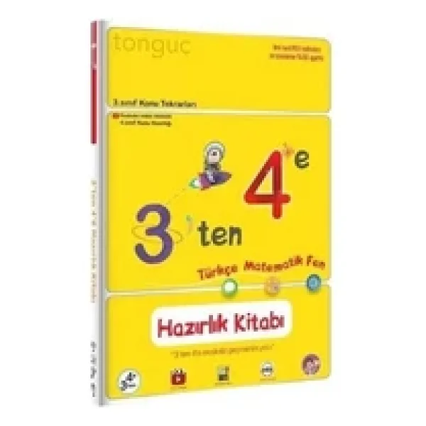 Tonguç Akademi 3'ten 4'e Hazırlık Kitabı - Görsel 4