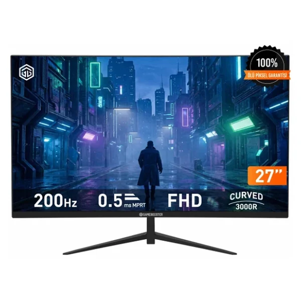 Gamebooster Lyris Ff20 GB-27m1f200cfmr 27" 0.5 Ms Full HD Curved 200 Hz Oyuncu Monitörü - Görsel 5