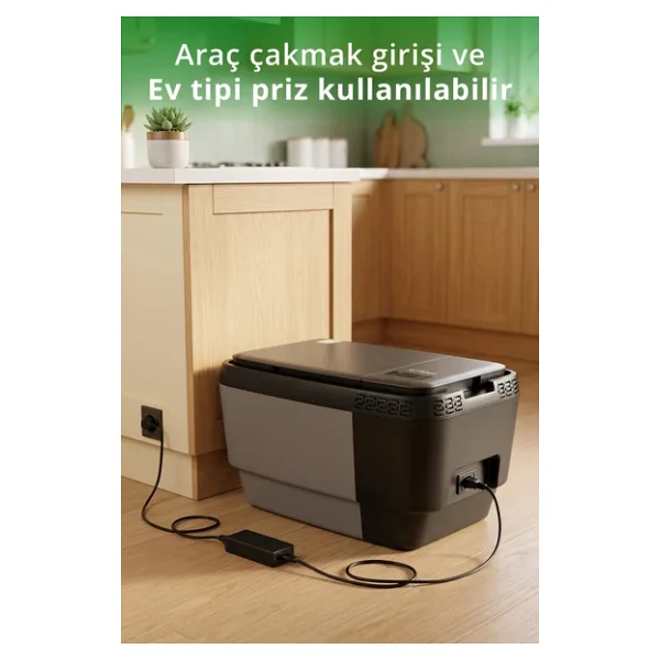 Kiwi Kım-4755 12-220 V 35 Lt Kompresörlü Araç Buzdolabı - Görsel 9