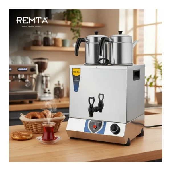 Remta Tt02 Çift Demlikli 17 Lt Elektrikli Çay Kazanı - Görsel 8