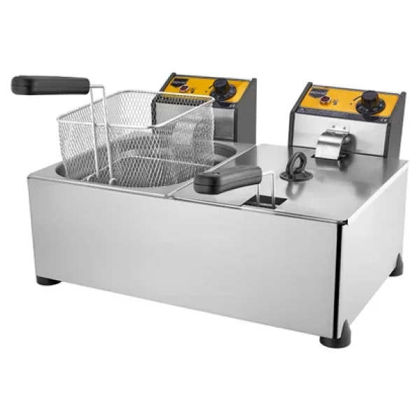 Remta R93 5+5 Lt Çiftli Elektrikli Endüstriyel Fritöz - Görsel 5