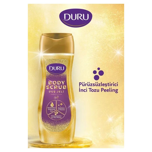 Duru Body Scrub Gold Duş Jeli 450 ml 2 Adet - Görsel 6