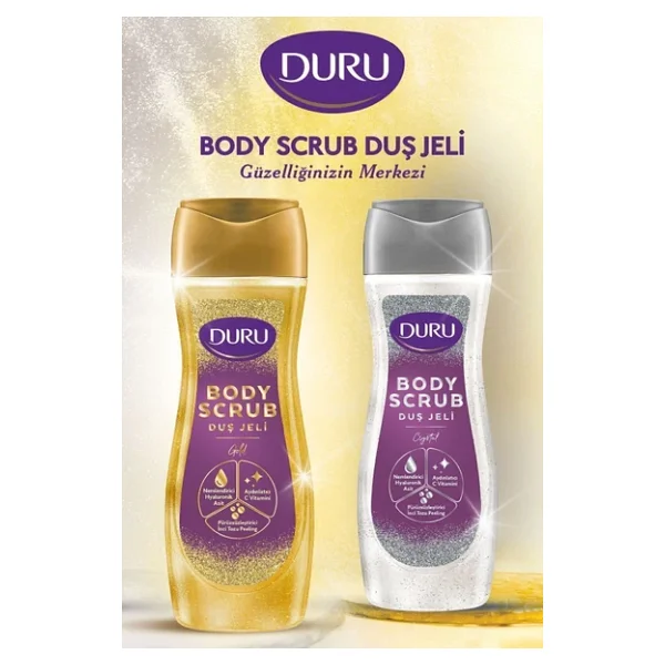 Duru Body Scrub Gold Duş Jeli 450 ml 2 Adet - Görsel 9