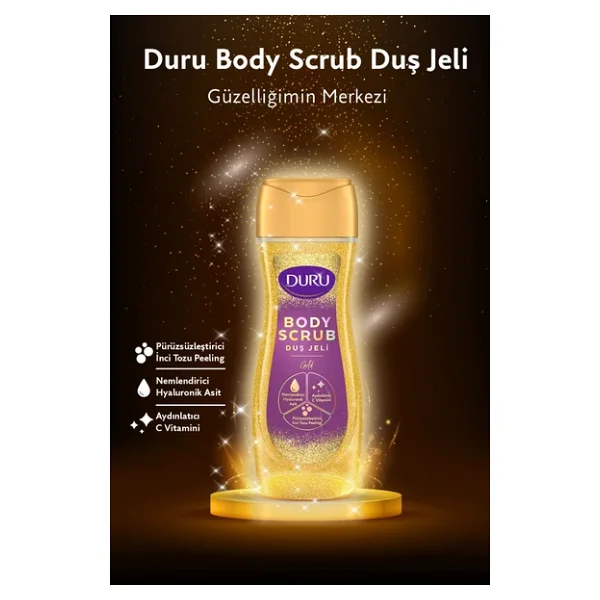 Duru Body Scrub Gold Duş Jeli 450 ml 2 Adet - Görsel 5