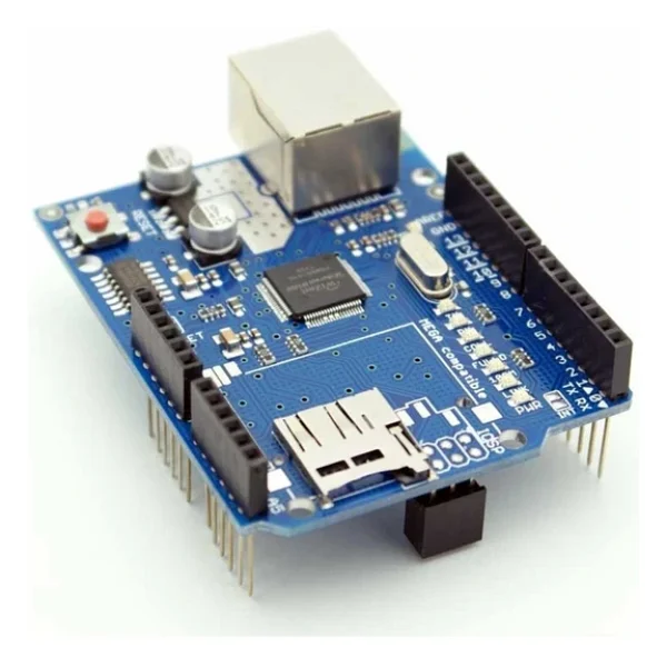 W5100 Arduino Ethernet Shield (SD Kart Okuyuculu) - Görsel 4