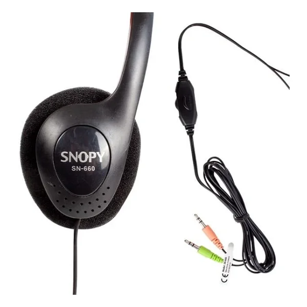 Snopy Sn-660 Kablolu Kulak Üstü Kulaklık - Görsel 4