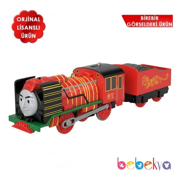Orjinal Fisher Price Thomas Ve Arkadaşları Motorlu Büyük Trenler Yong Bao Thomas & Friends Trackmaster Motorlu Tren - Görsel 6