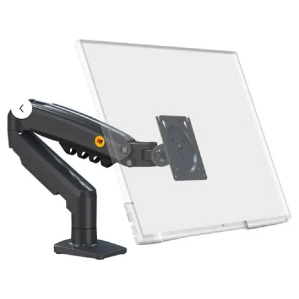 North Bayou F80-G Gri 17-30 İnç Tek Kollu Amortisörlü Monitör Standı - Görsel 2