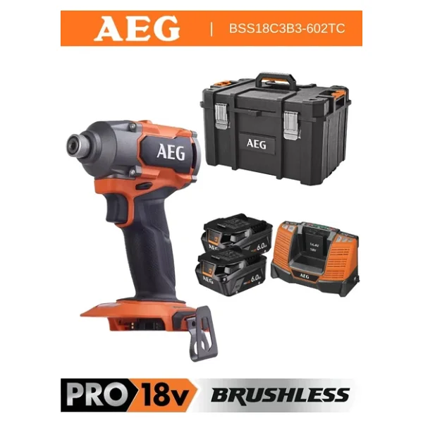 Aeg Bss18c3b3-602c 18 V Çift Akülü 6 Ah Darbeli Vidalama Makinesi - Görsel 6