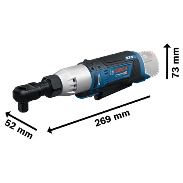 Bosch Grc 12v-60 1/2 Akülü Cırcır Somun Sıkma Makinesi - Görsel 4