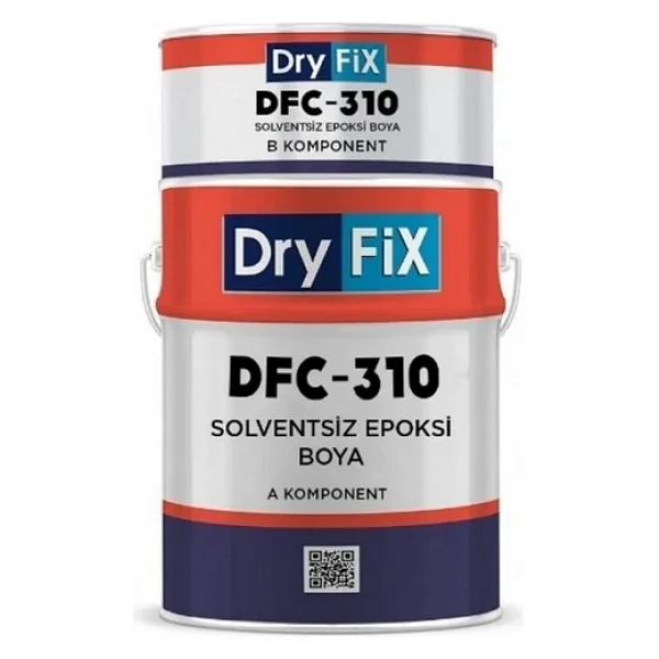 Dryfix Dfc-310 Solventsiz Epoksi Son Kat Boya 20 Kg Ral 7035 Açık Gri - Görsel 6
