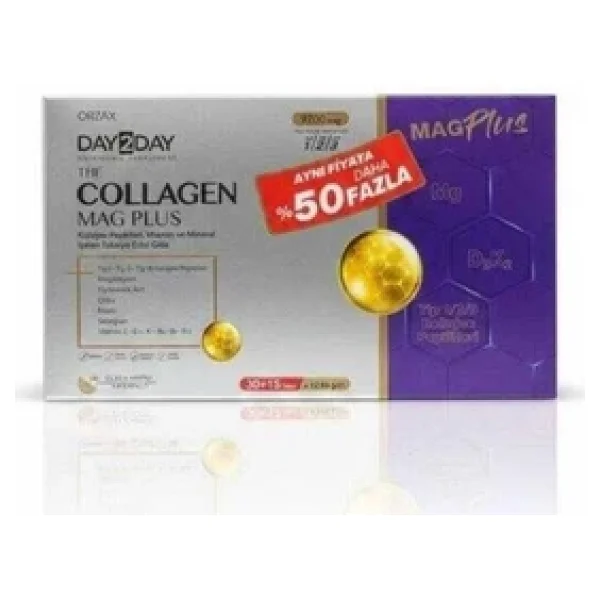 Day2day The Collagen Mag Plus 45 Saşe - Görsel 7
