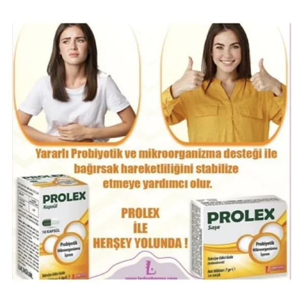 Prolex Probiyotik 10 Saşe 5 Adet - Görsel 3